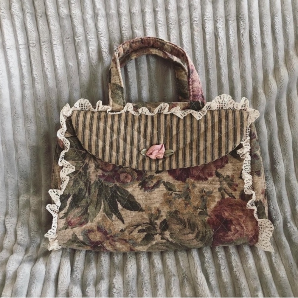 Vintage Floral Bookbag